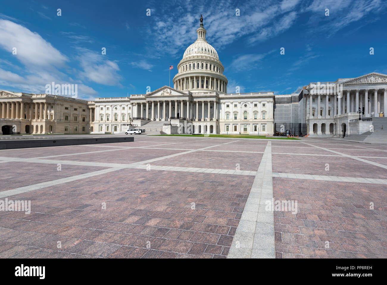 Washington DC, Stati Uniti Campidoglio in estate Foto Stock