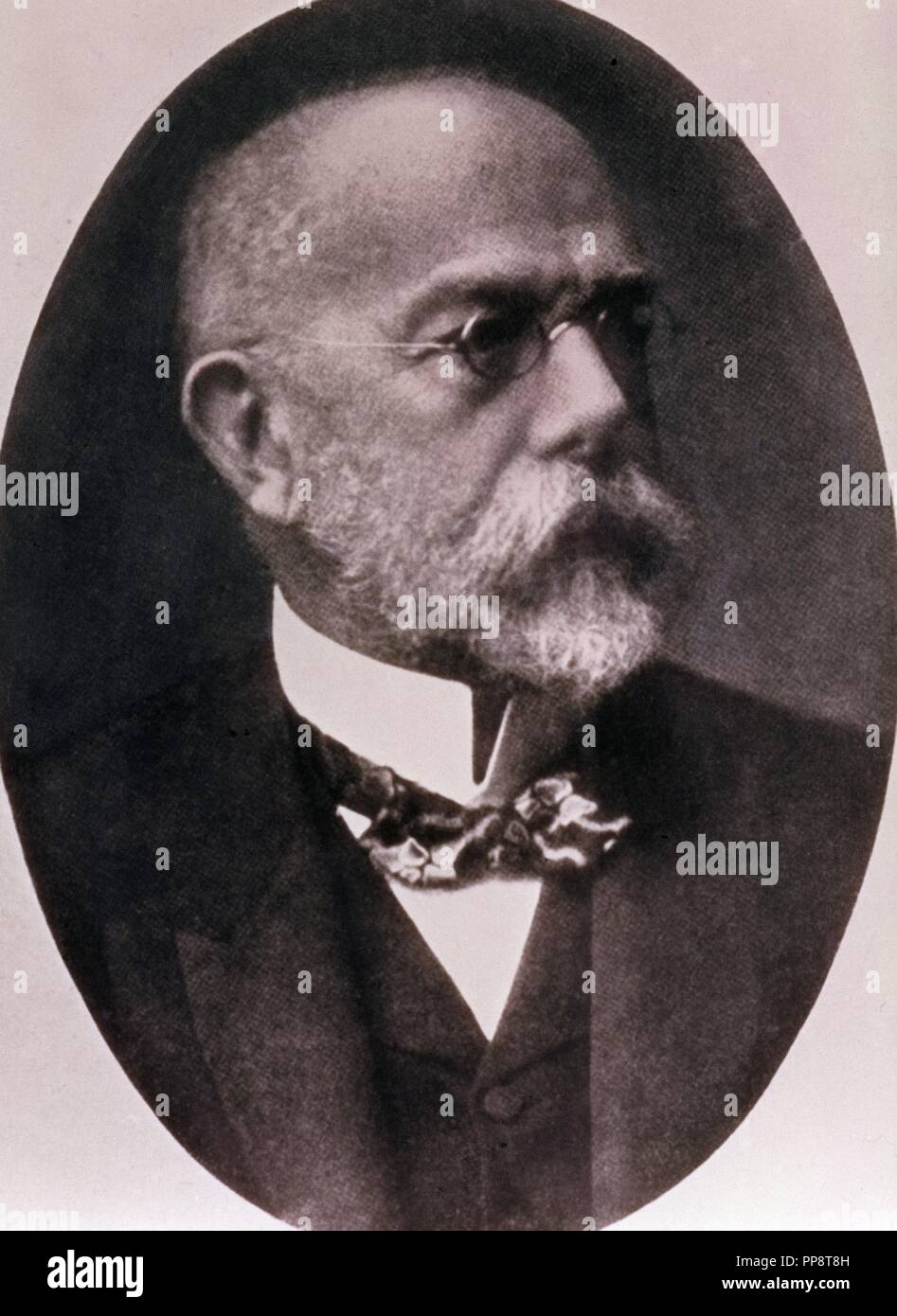 ROBERT KOCH-medico tedesco 1842-1910. Foto Stock