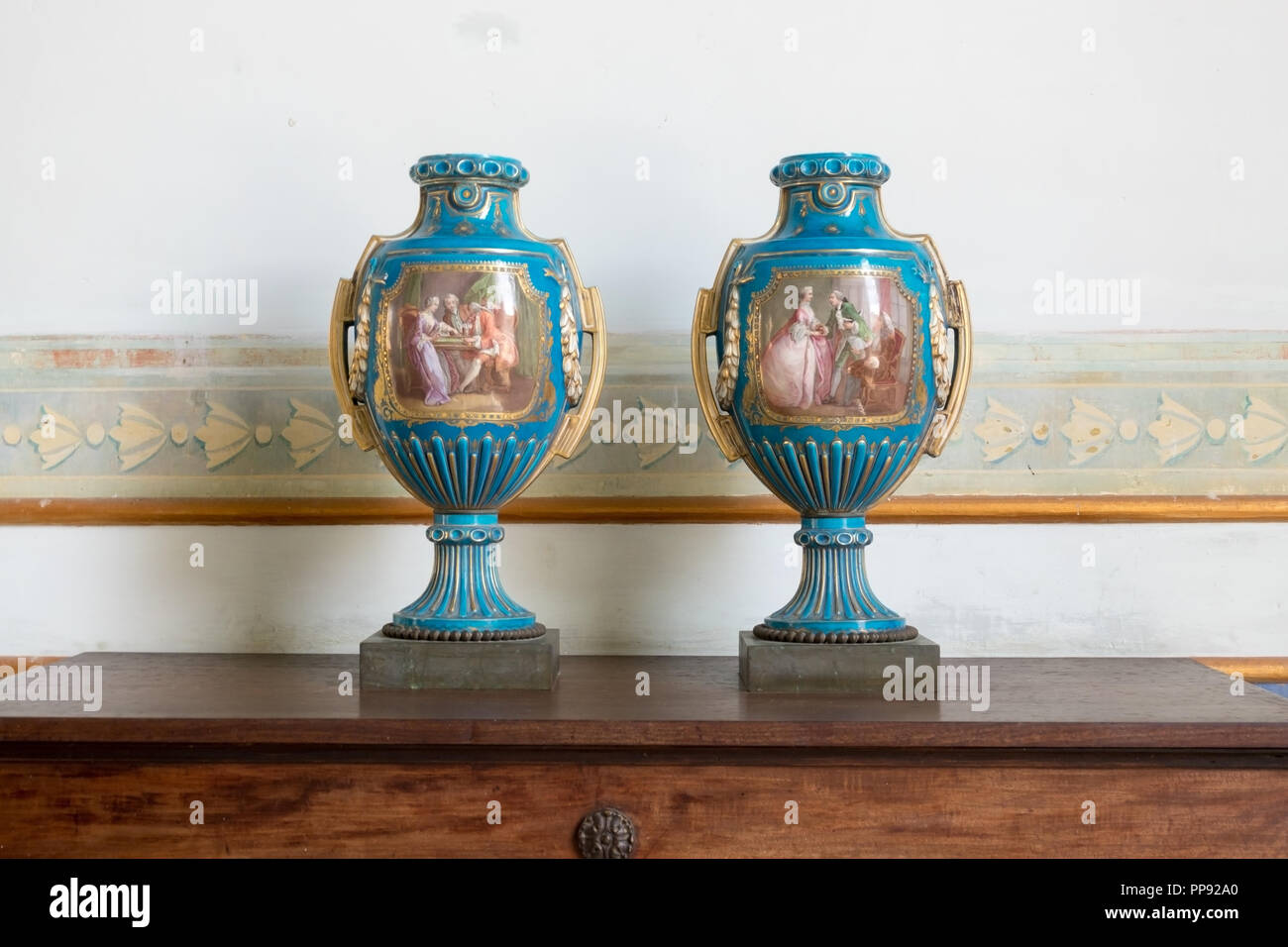 CUB, Kuba, Havanna, 13.03.2018, Trinidad Museo Nacional de la lucha contra Bandidos Exponate antike Vasen [2018 Christoph Hermann] Foto Stock
