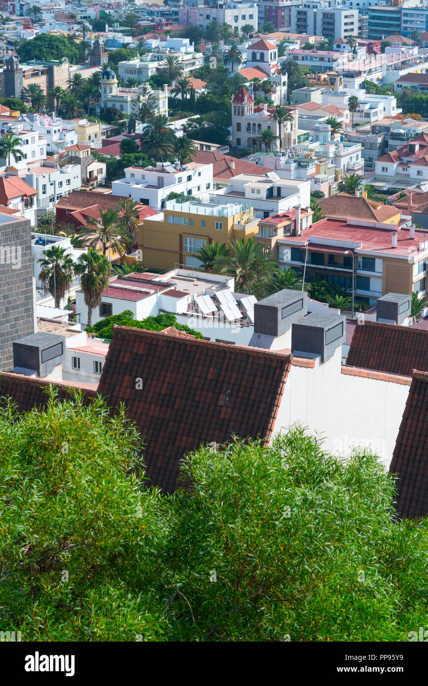 Ciudad Jardin quartiere, quartiere di Altavista, Martinsicuro lookout, Las Palmas, città di Gran Canaria Island, Isole Canarie, Spagna, Europa Foto Stock