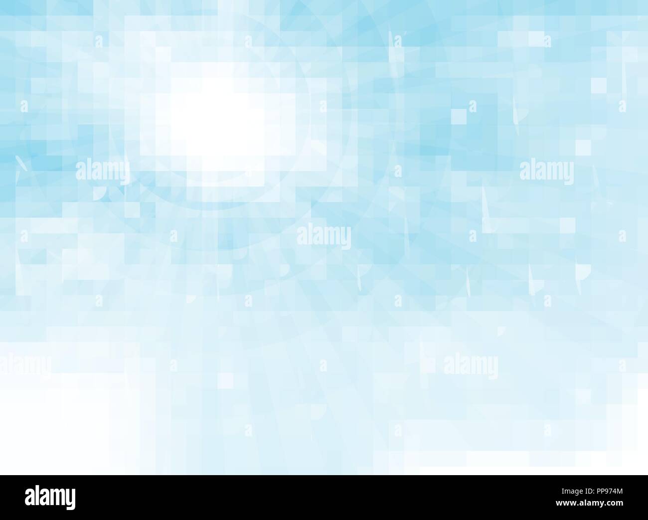 Estate di sole con brillantini sul cielo blu con nuvole di pattern di sfondo, immagine eps10 Illustrazione Vettoriale