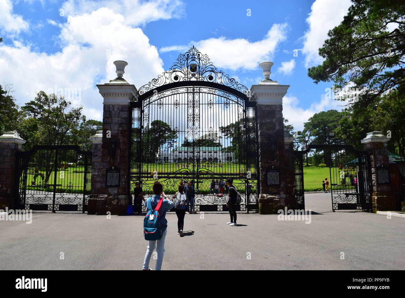 Il Mansion: la Casa Presidenziale a Baguio è stata ufficializzata la residenza estiva dei presidenti delle Filippine dal Commonwealth Foto Stock