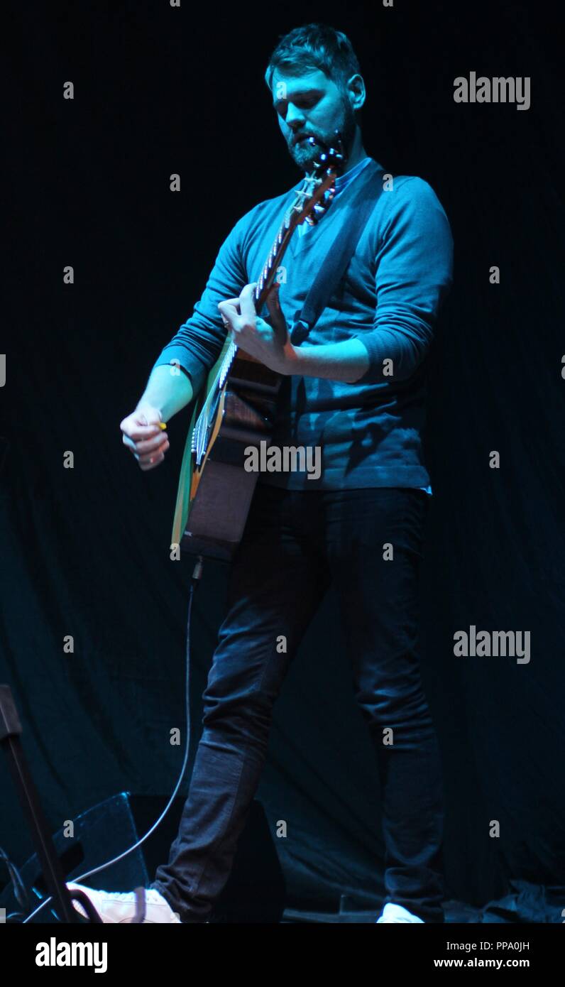 Liverpool,uk Westlife star Brian Mcfadden enbarks sulla carriera da solista a Liverpool Echo Arena credit Ian Fairbrother/Alamy Stock Foto Foto Stock