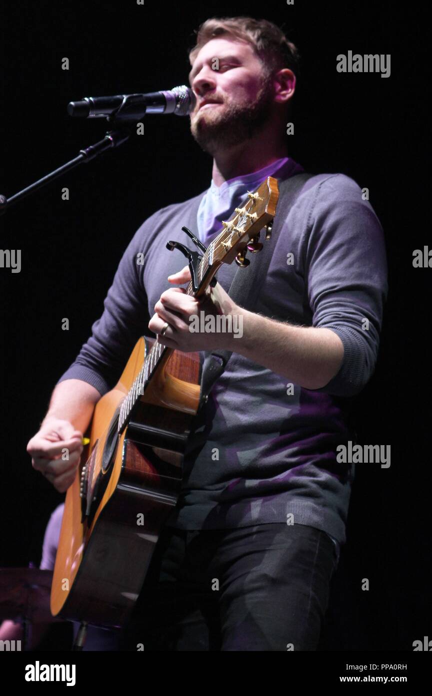 Liverpool,uk Westlife star Brian Mcfadden enbarks sulla carriera da solista a Liverpool Echo Arena credit Ian Fairbrother/Alamy Stock Foto Foto Stock