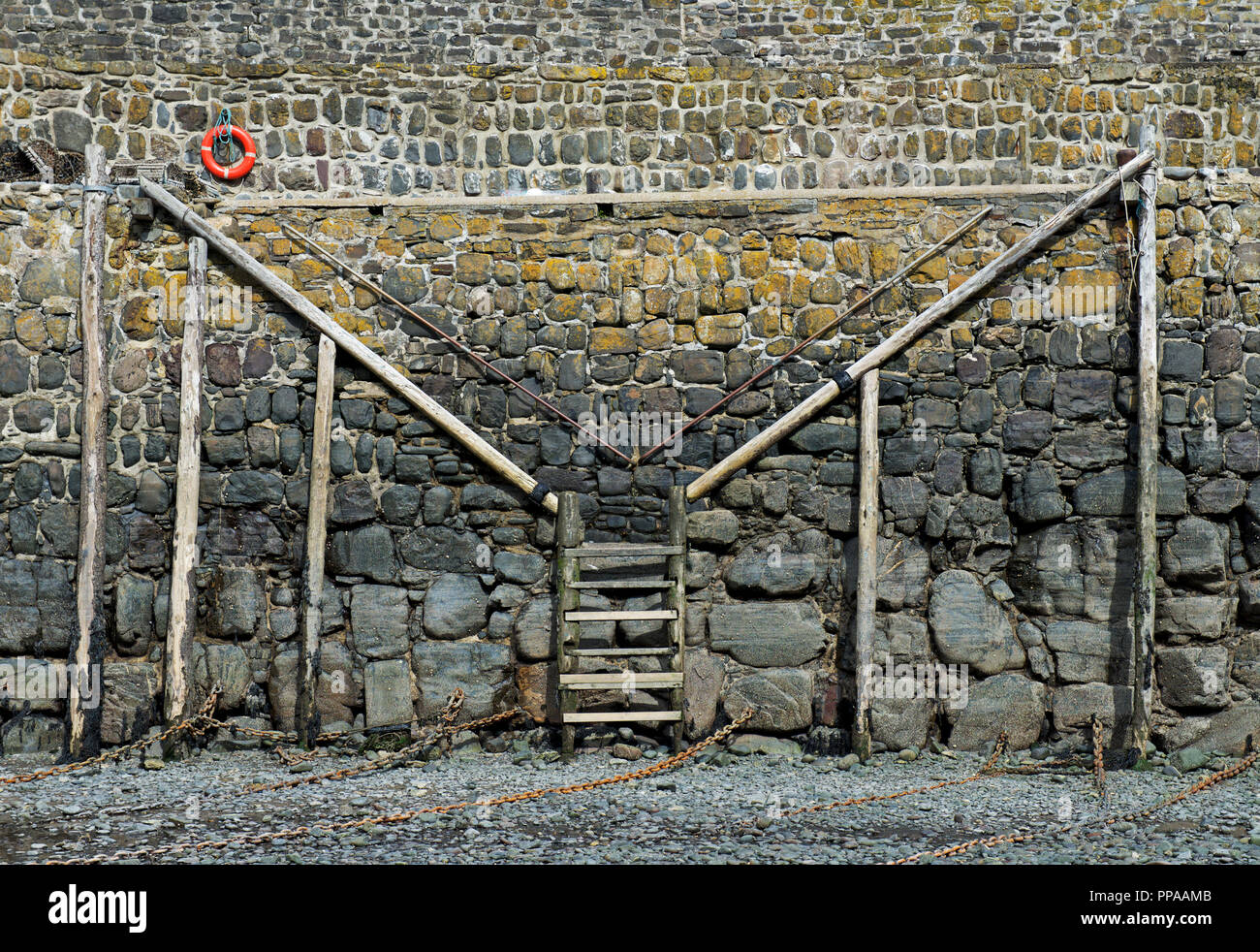 Clovelly villaggio di pescatori, Devon, Inghilterra, Regno Unito Foto Stock