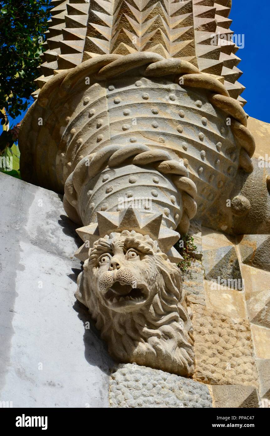 Palacio de Pena di Sintra, Portogallo Foto Stock