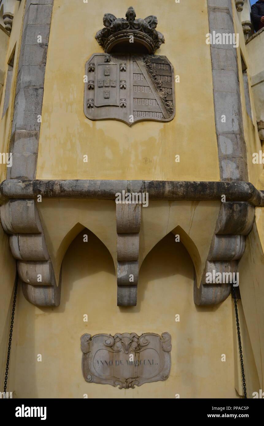 Palacio de Pena di Sintra, Portogallo Foto Stock