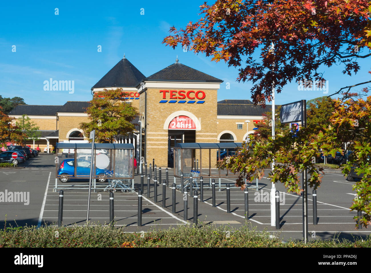 Supermercato Tesco, REGNO UNITO Foto Stock