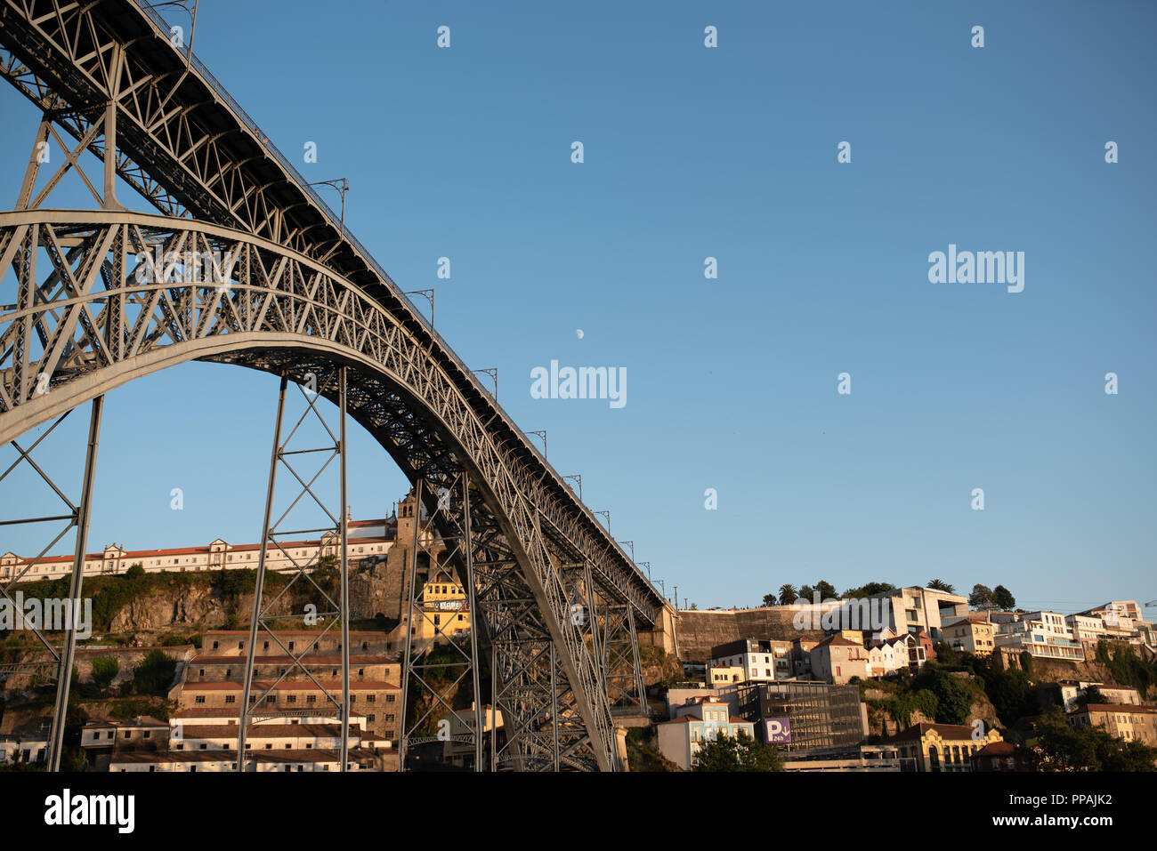 Dom Luis I Bridge, Porto, Portogallo Foto Stock