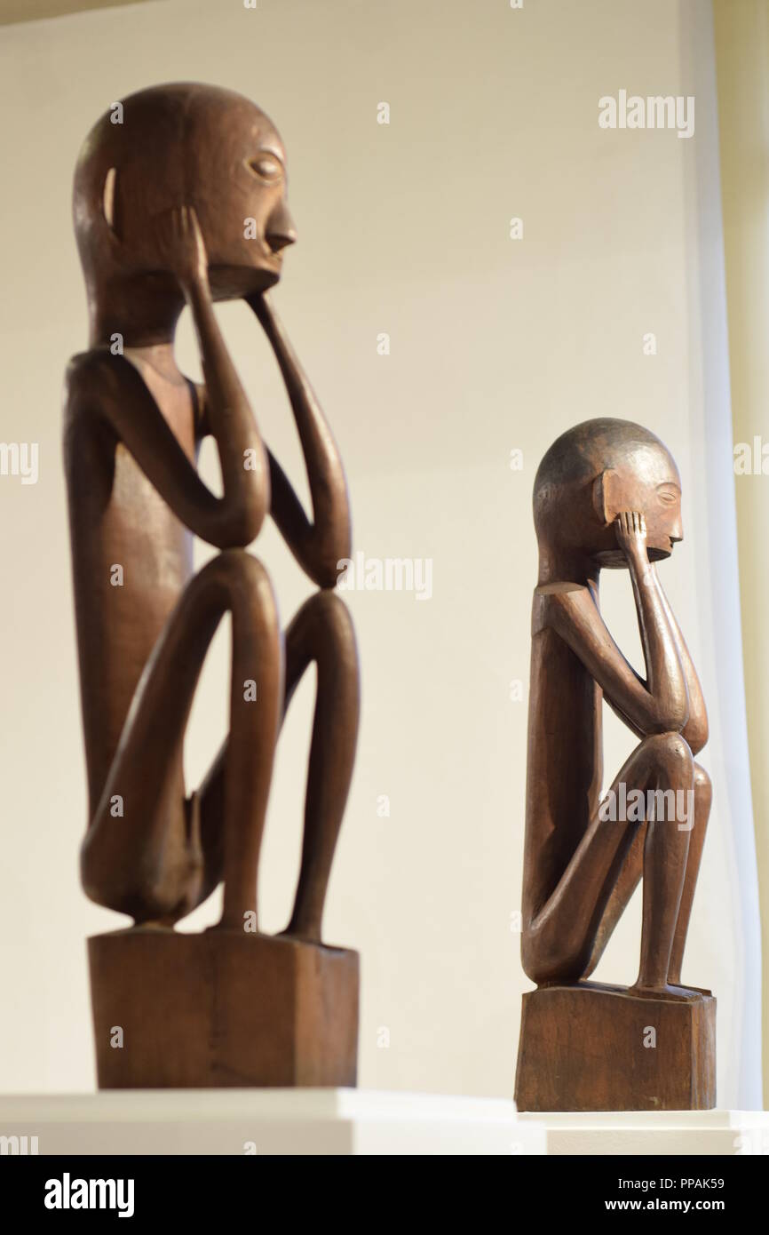 Bulul sculture da Philippine National Museum Foto Stock