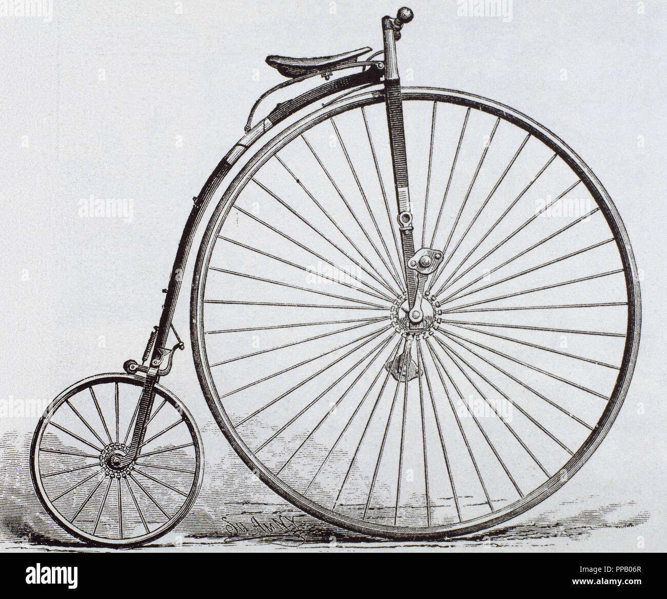 Spilla Steampunk In Rame Con Bicicletta Penny Farthing &ndash; Ispirata A "Il Prigioniero" #JP46