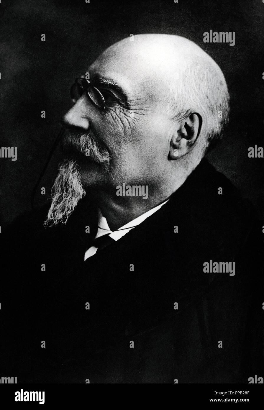 Echegaray, José di Madrid (1832-1916). Drammaturgo, scrittore, ingegnere e matematico spagnolo. Premio Nobel per la letteratura nel 1904. Egli ha introdotto in Spagna la geometria di Chasles, la teoria di Galois, le funzioni ellittiche. Egli è considerato il più grande matematico spagnolo del XIX secolo. Foto Stock