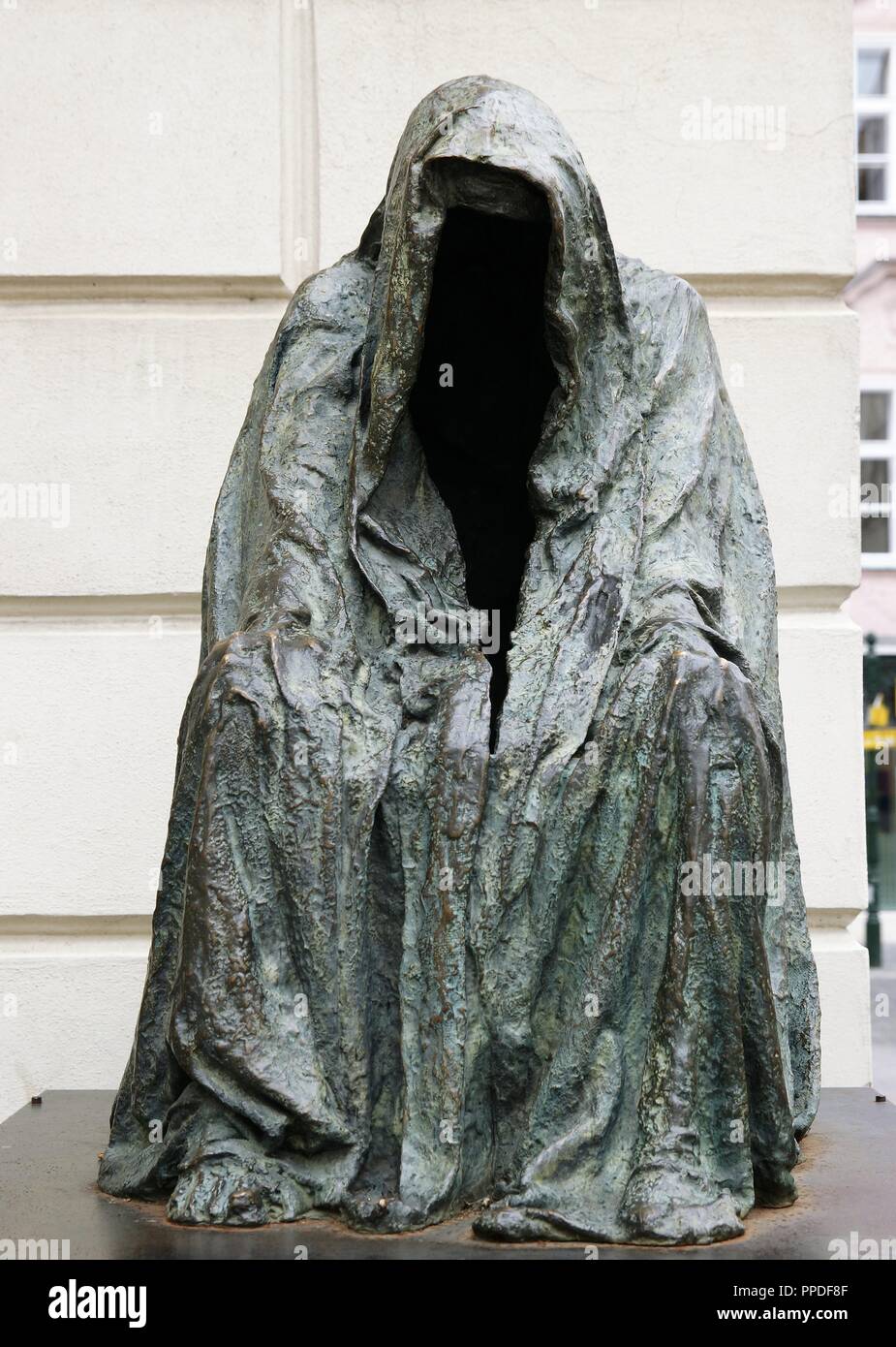 Anna Chromy (1940). Scultore nato in Boemia. Il Commandatore, in memoria di Mozart del Don Giovanni premiered Ottobre 29, 1787 in il teatro Estates in Praga. Repubblica ceca. Foto Stock