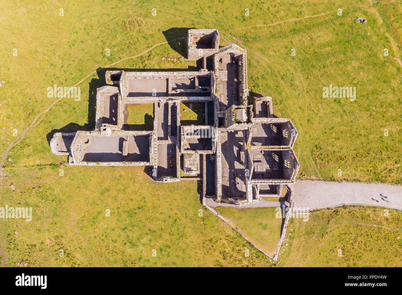 Fondata nel 1351 e situata nei pressi di Headford nella Contea di Galway, Ross Errilly Convento è uno dei meglio conservati medievale siti monastici in Irlanda. Foto Stock