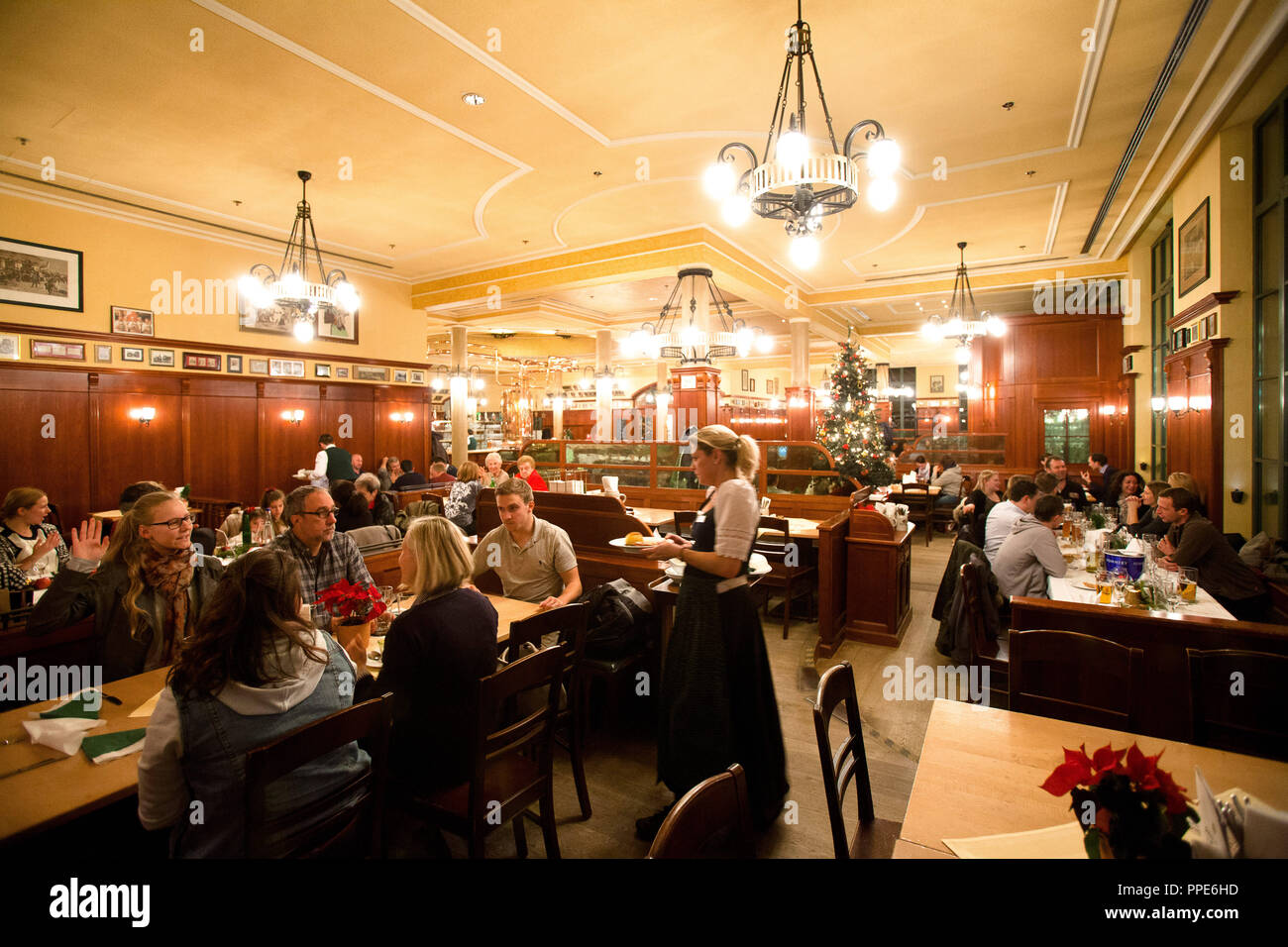 Il 'Nockherberg' ristorante in Hochstrasse 77 in Au-Haidhausen. Foto Stock