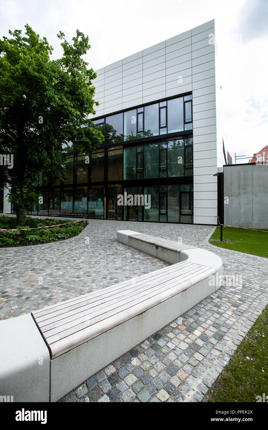 Dopo sette anni di pianificazione e costruzione, il nuovo centro di ricerca tedesco del cuore il centro di Monaco (DHM) è apertura nel Lazarettstrasse. Foto Stock