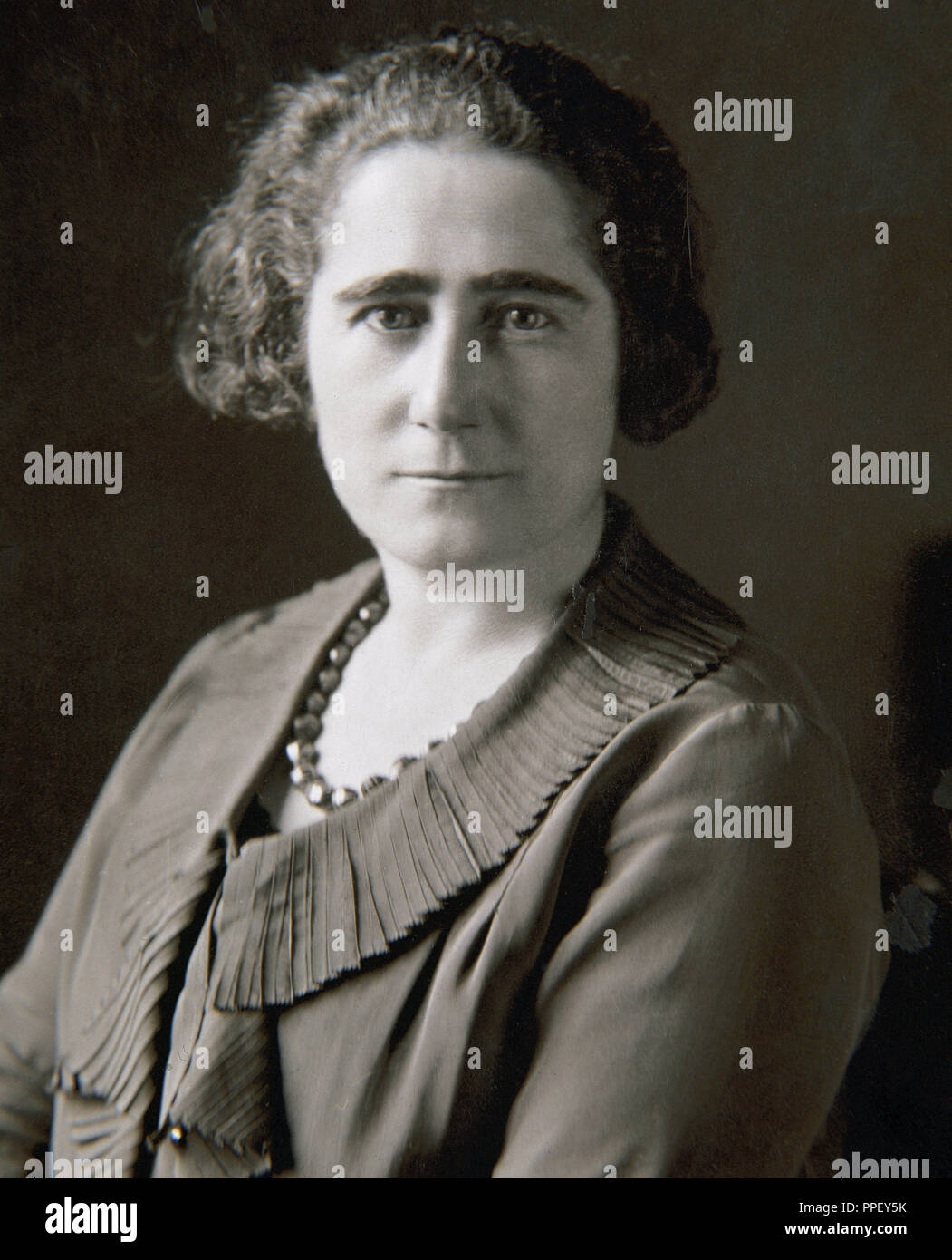 Campoamor, Clara (1888- 1972). Lo spagnolo avvocato e scrittore. Riproduzione fotografica. Foto Stock