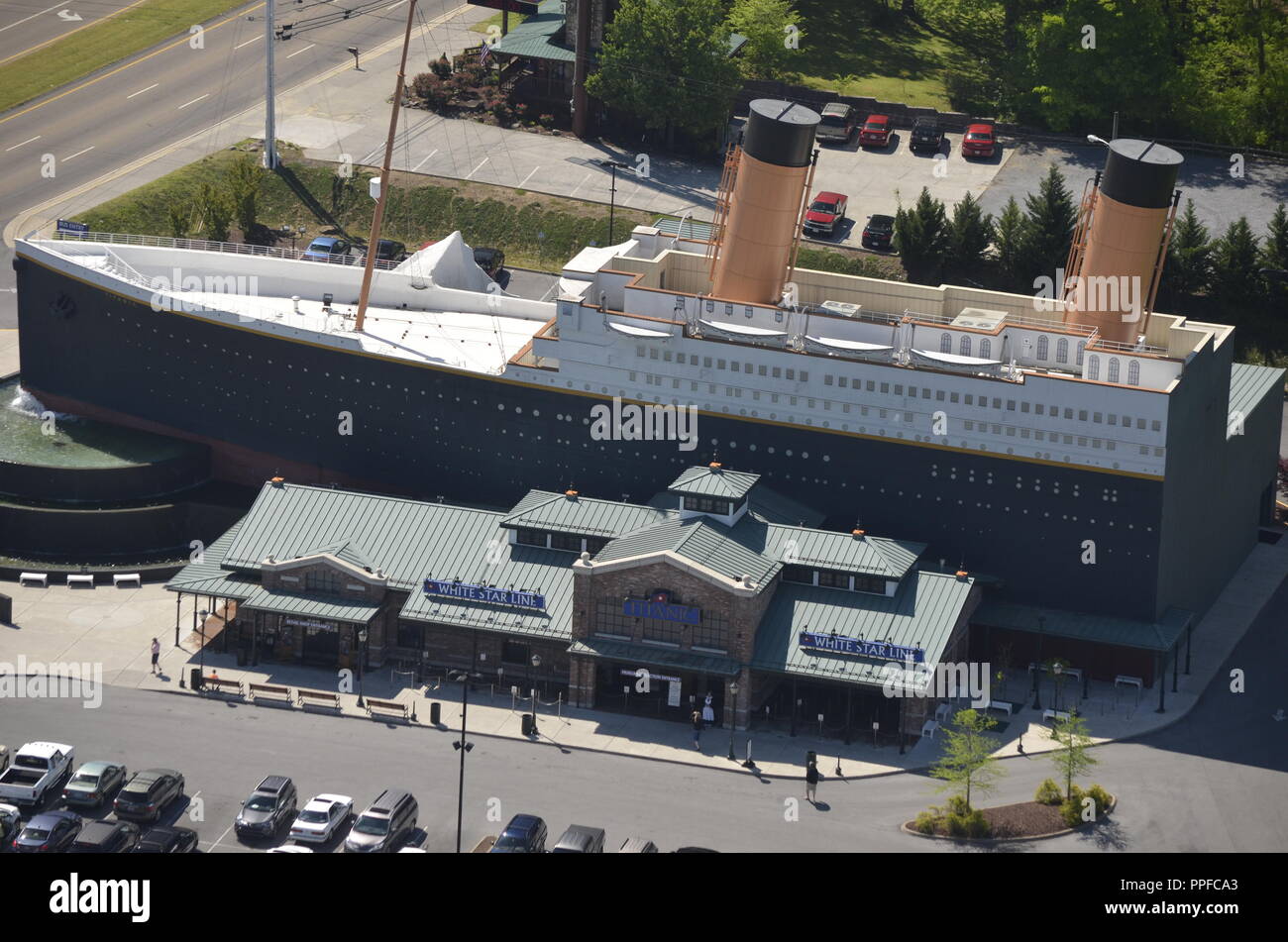 Titanic Museum di Pigeon Forge Tennessee Foto Stock