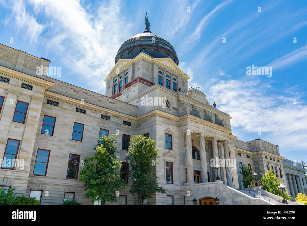 Montana di Stato edificio di capitale in Helena Montana Foto Stock