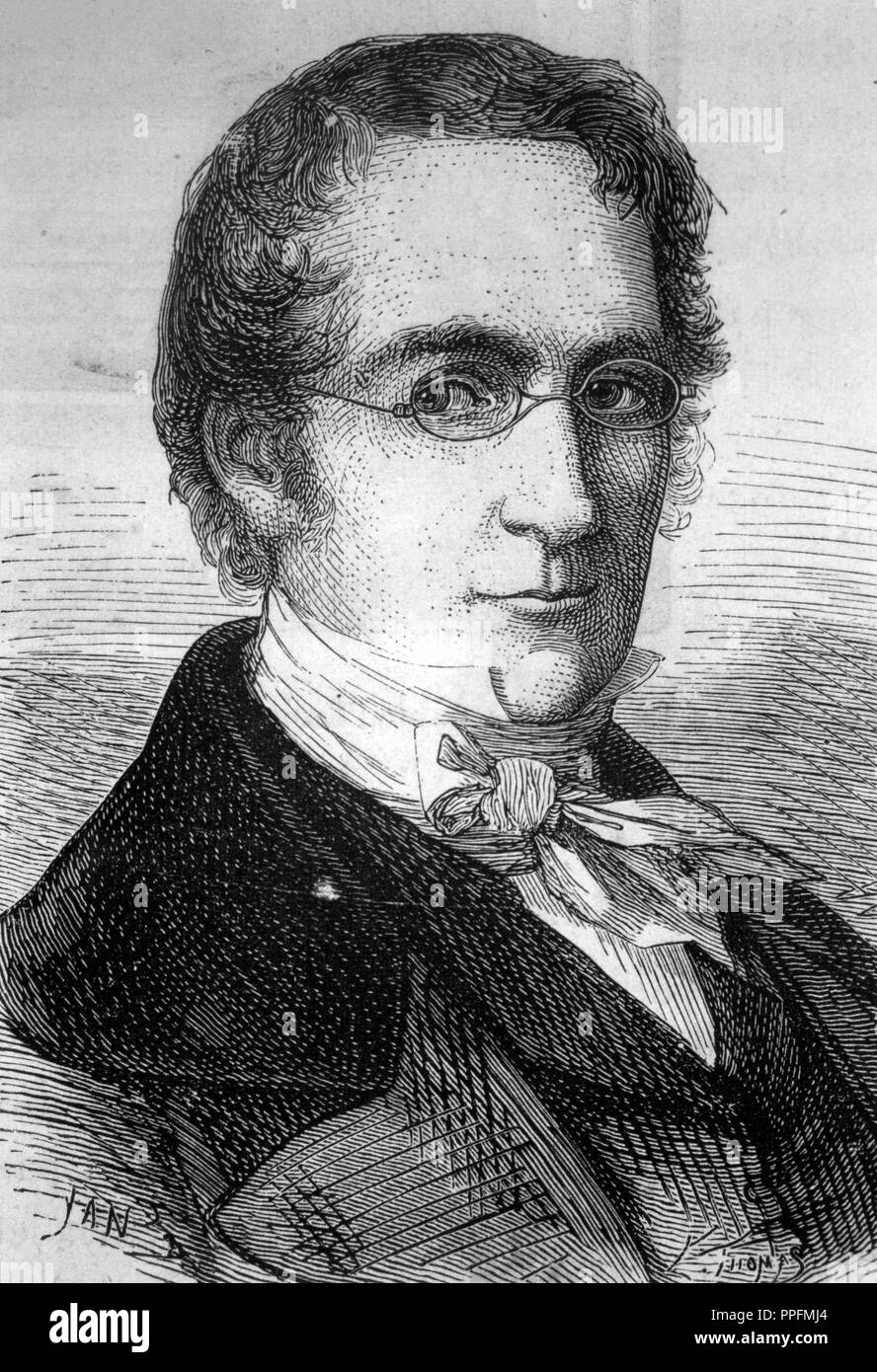 Louis Joseph Gay-Lussac (1778-1850), francese fisico e chimico. Foto Stock