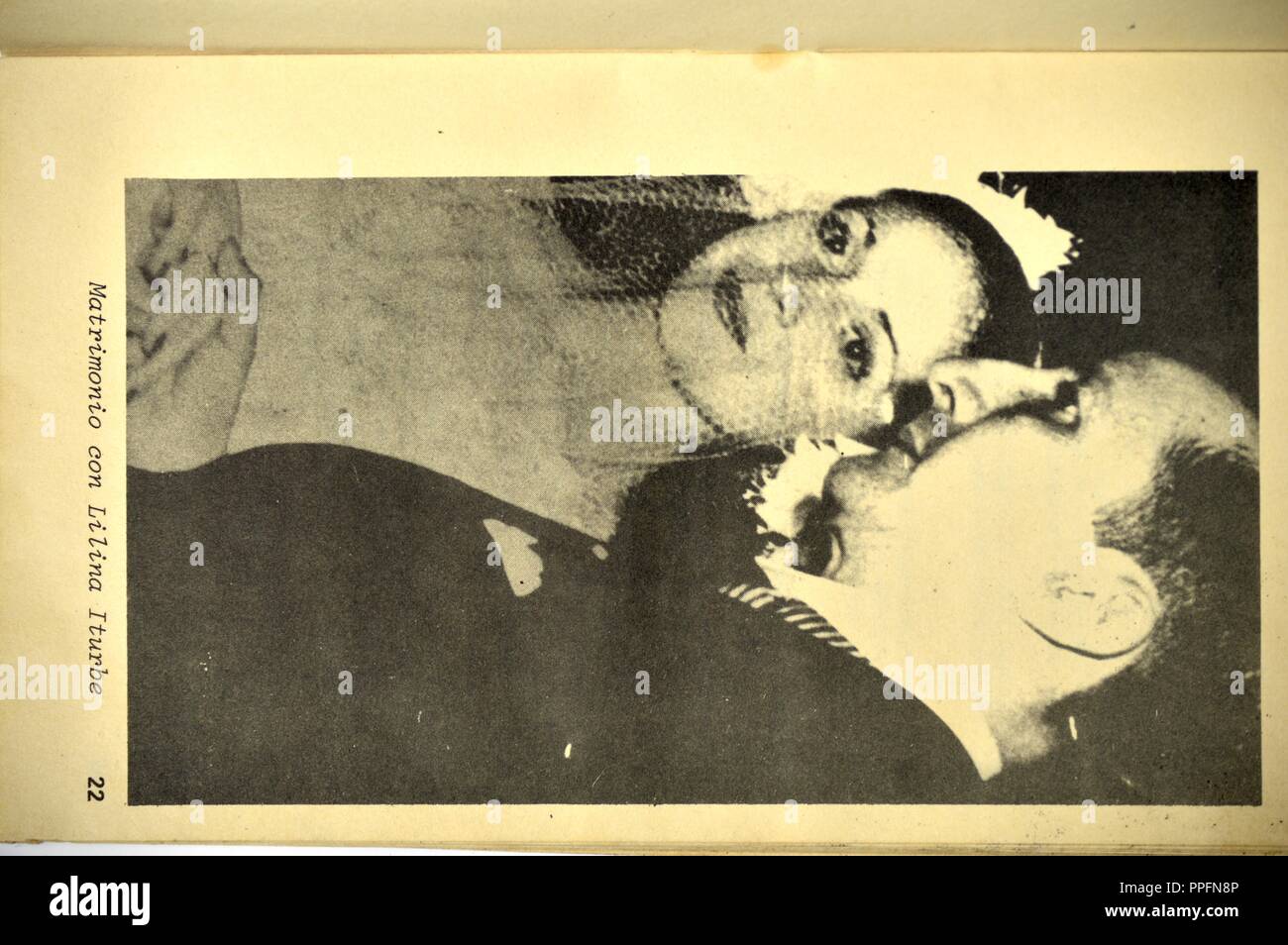 Andres Eloy Blanco moglie, archiviazione di foto di "trazos de una vida " prenota Foto Stock