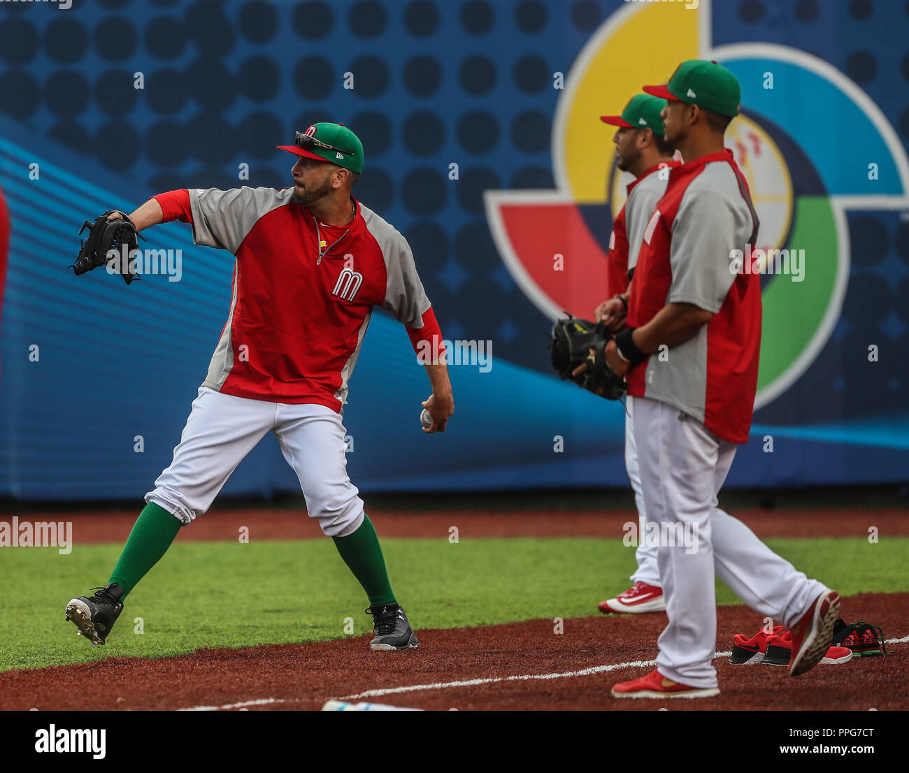 Aspectos del Partido Messico vs Italia, duranti Clásico Mundial de Beisbol en el Estadio de Charros de Jalisco. Guadalajara Jalisco un 9 Marzo 2017 Lui Foto Stock