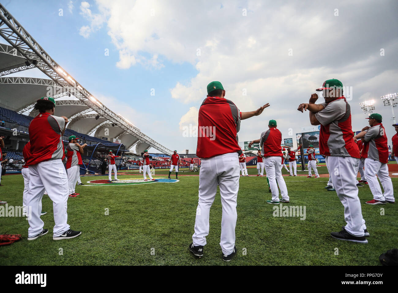 Aspectos del Partido Messico vs Italia, duranti Clásico Mundial de Beisbol en el Estadio de Charros de Jalisco. Guadalajara Jalisco un 9 Marzo 2017 Lui Foto Stock