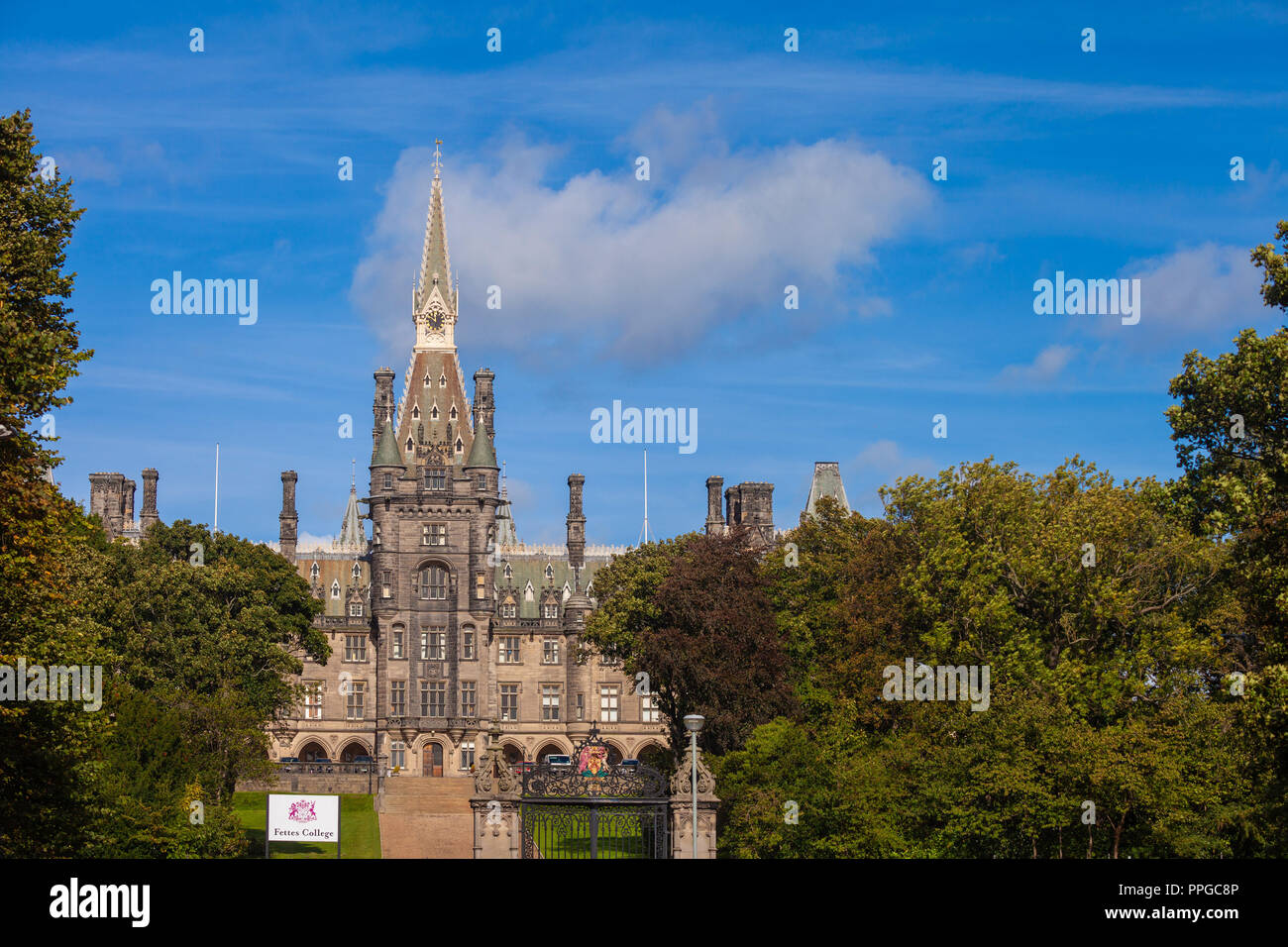 Fettes college di Edimburgo in Scozia Foto Stock