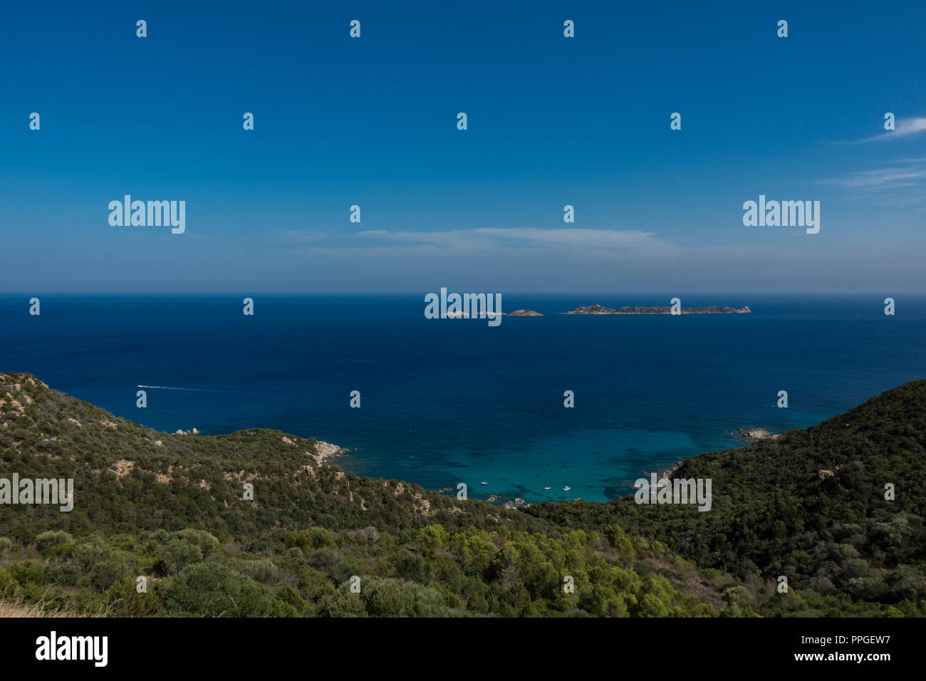 Snake Island, isola di Serpentara, Sardegna, Italia Foto Stock