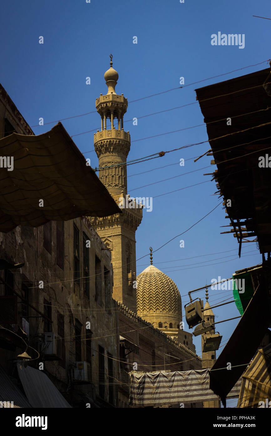 I minareti di Cairo Foto Stock