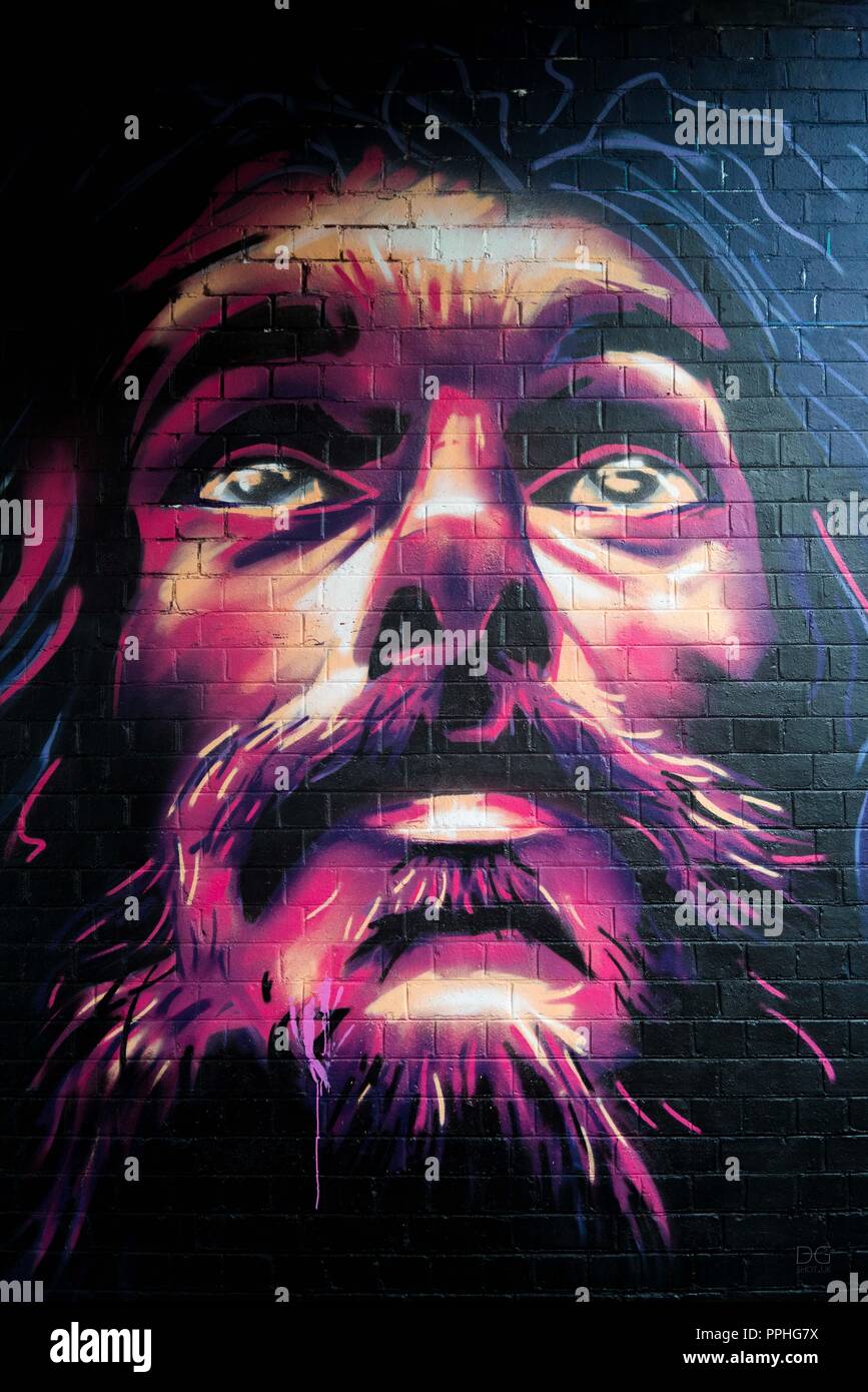 Birmingham Graffiti Foto Stock