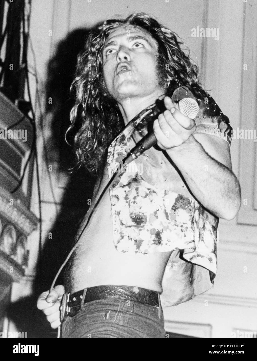 Robert Plant, led zeppelin, 70s Foto Stock