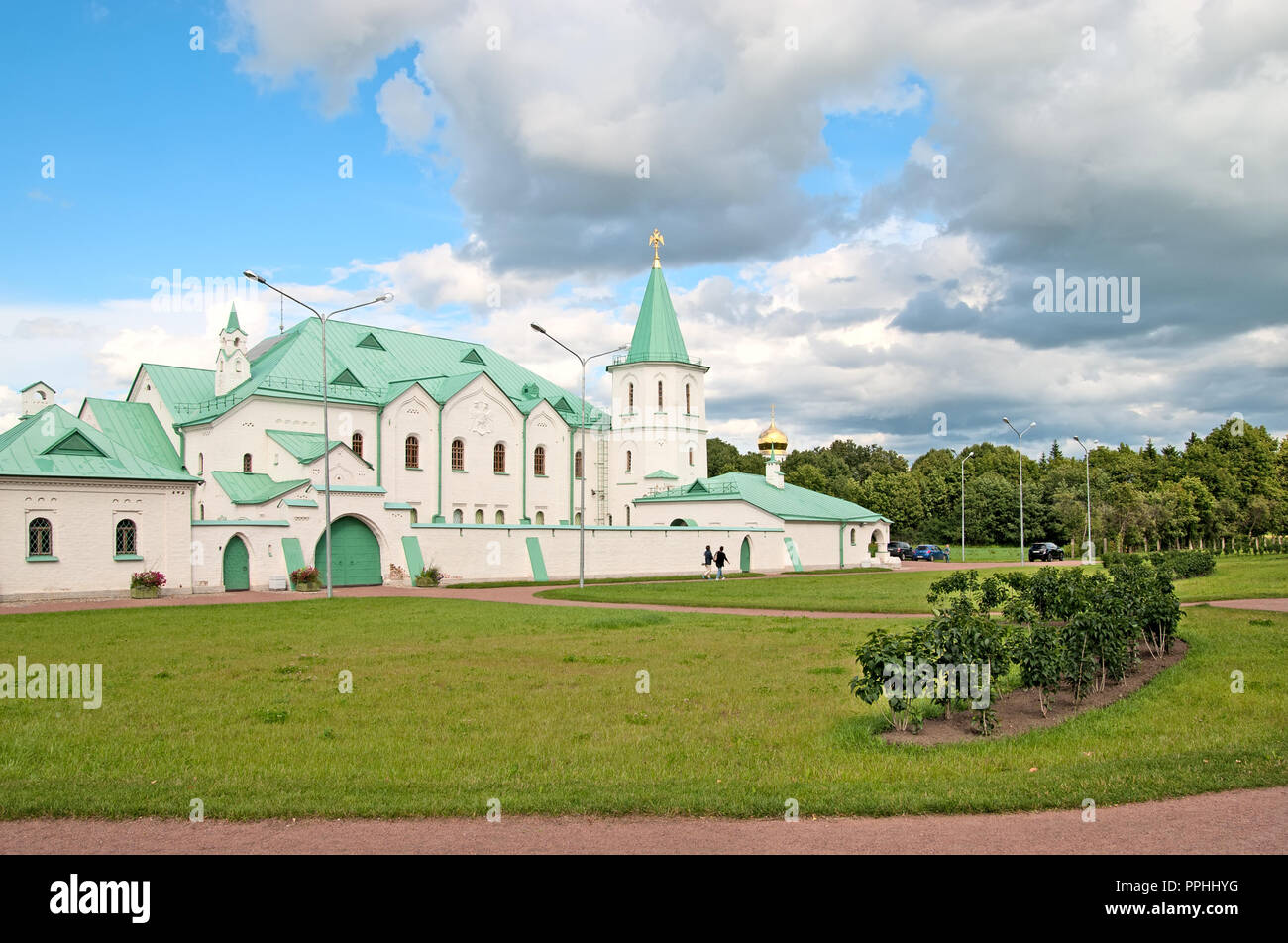 Carskoe Selo, San Pietroburgo, Russia - 2 agosto 2015: la camera di arti marziali. Dal 5 agosto 2014 è aperto come un museo della Prima Guerra Mondiale. Foto Stock