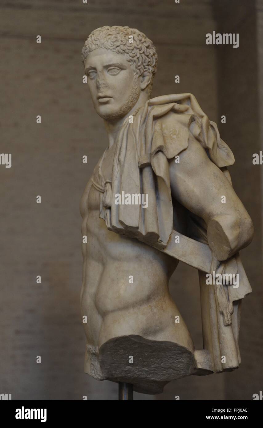 Arte greche. Diomede. Scultura romana dopo l'originale di circa 430 BC. Glyptothek. Monaco di Baviera. Germania. Foto Stock