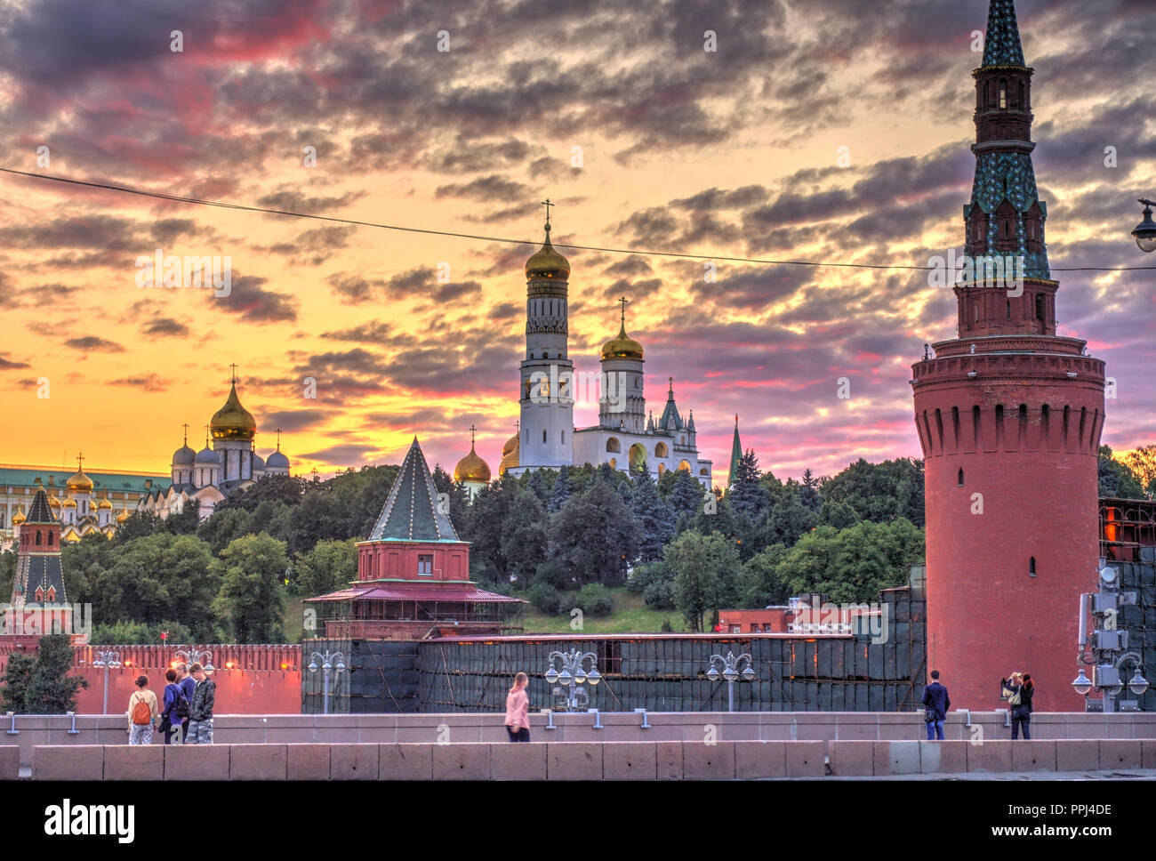 Paesaggio urbano di Mosca, Russia Foto Stock