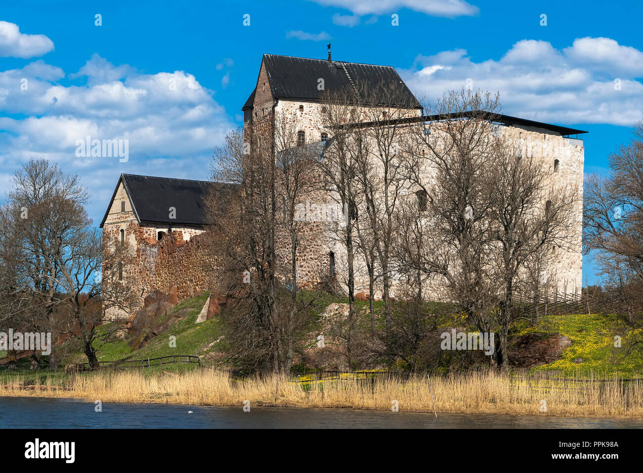 Il castello antico Kastelholm sulle isole Aland Foto Stock