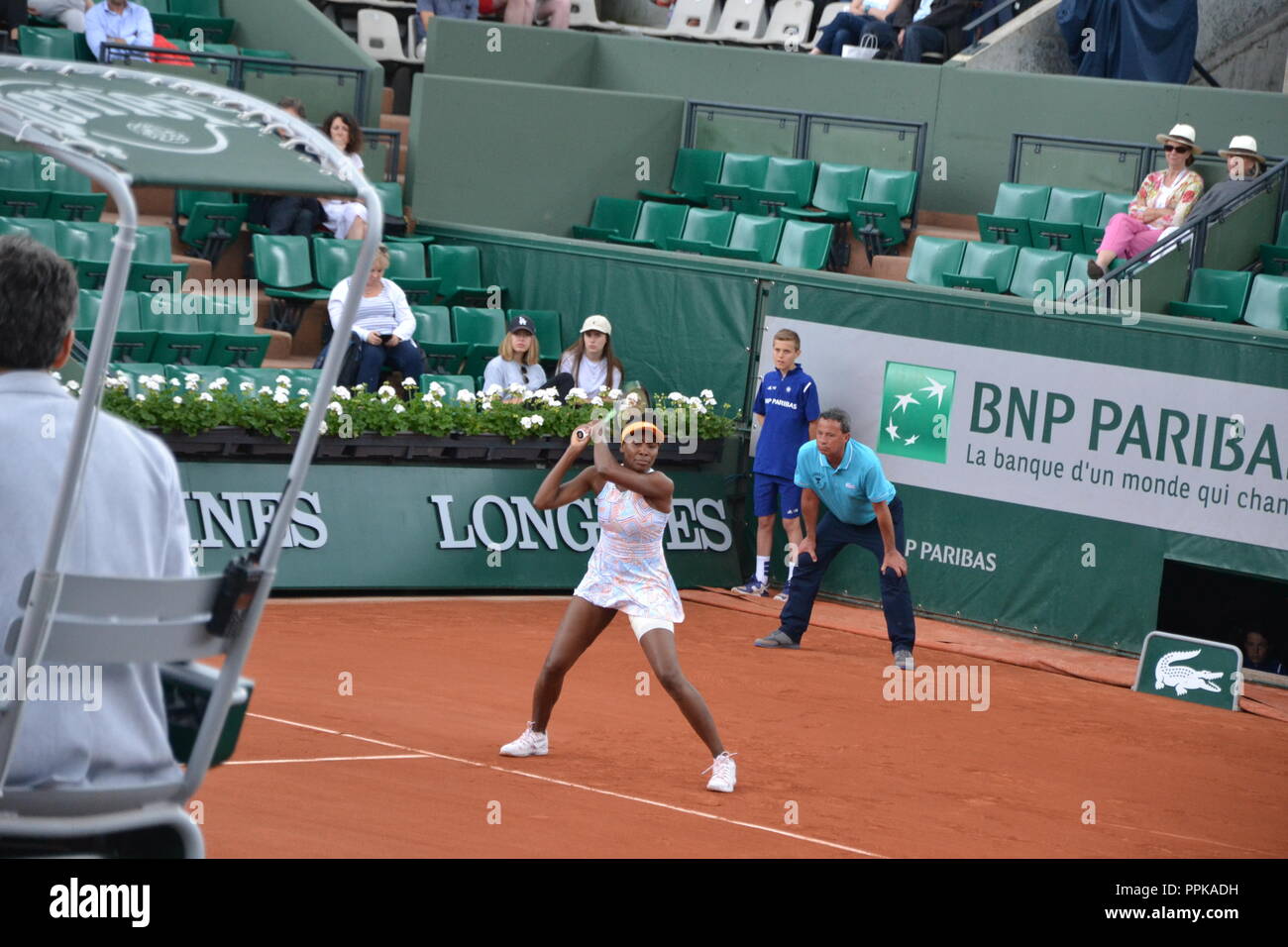 Venus Williams a Roland-Garros - 2016 Foto Stock