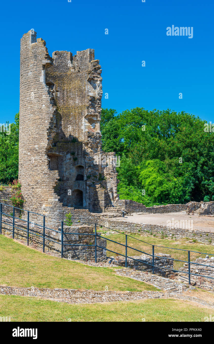 Farleigh Hungerford Castello, Somerset, Inghilterra, Regno Unito, Europa Foto Stock