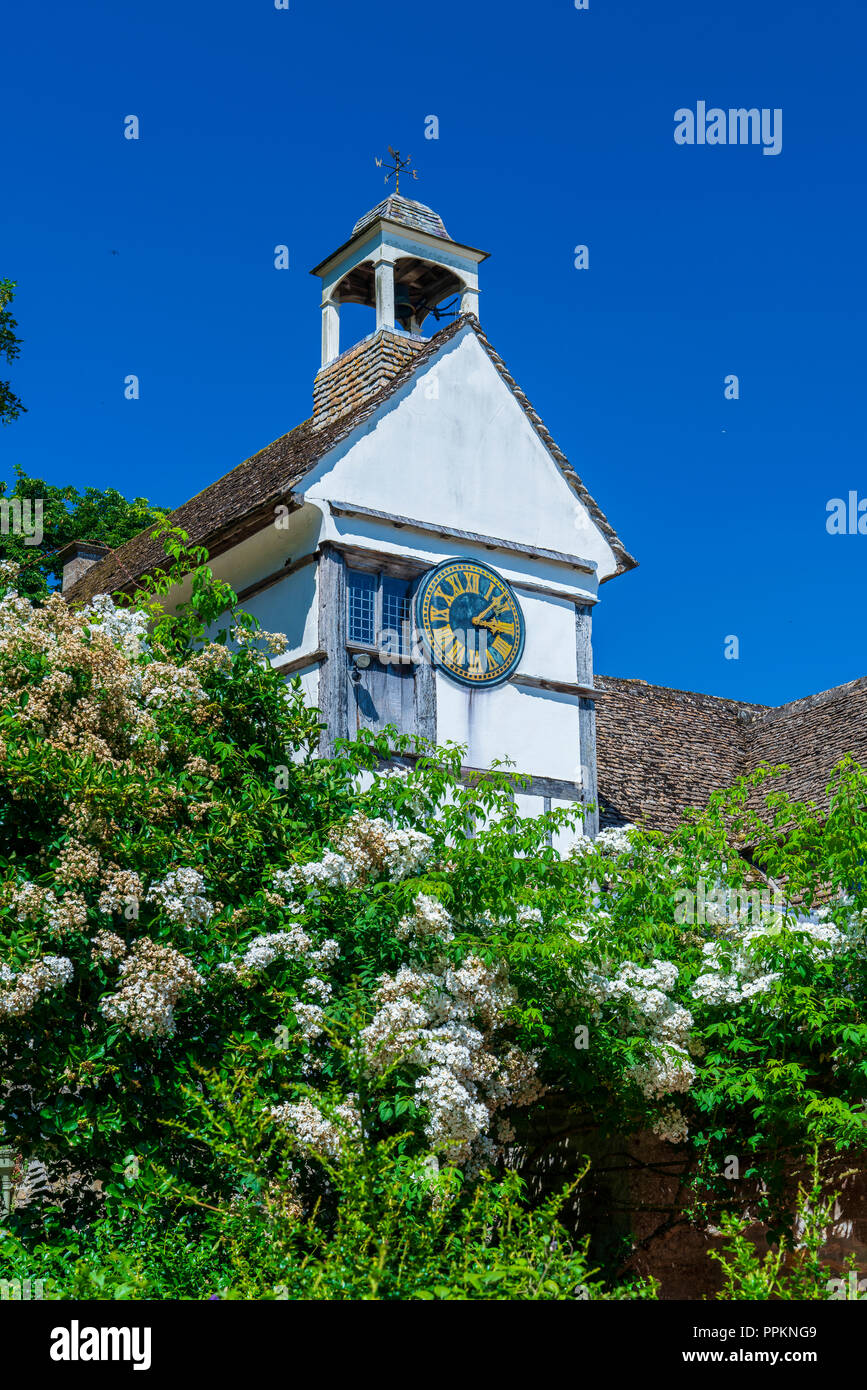 Lacock Abbey a Lacock, Wiltshire, Inghilterra, Regno Unito, Europa Foto Stock