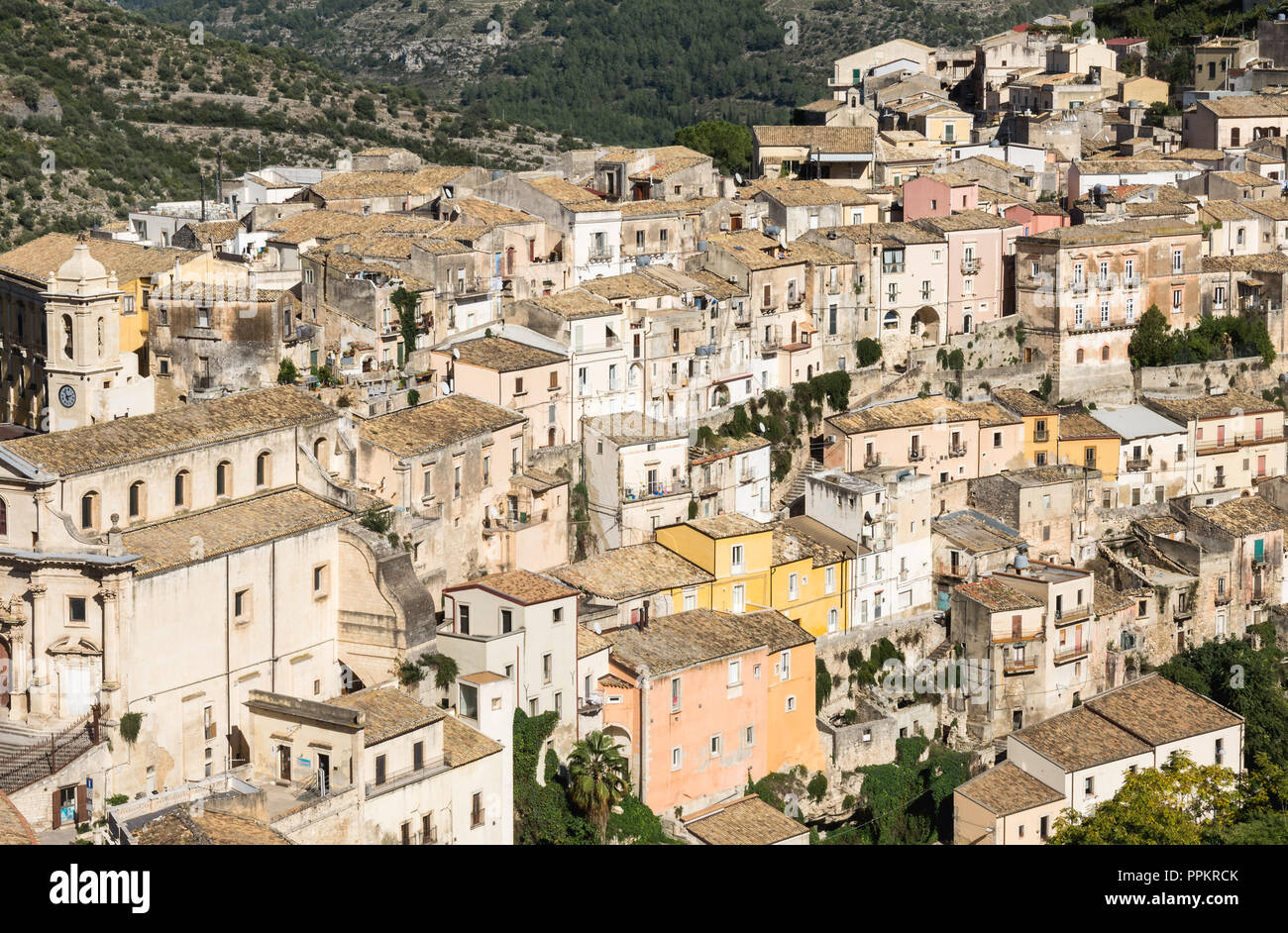 Ragusa Ibla, Sicilia, Italia. Foto Stock