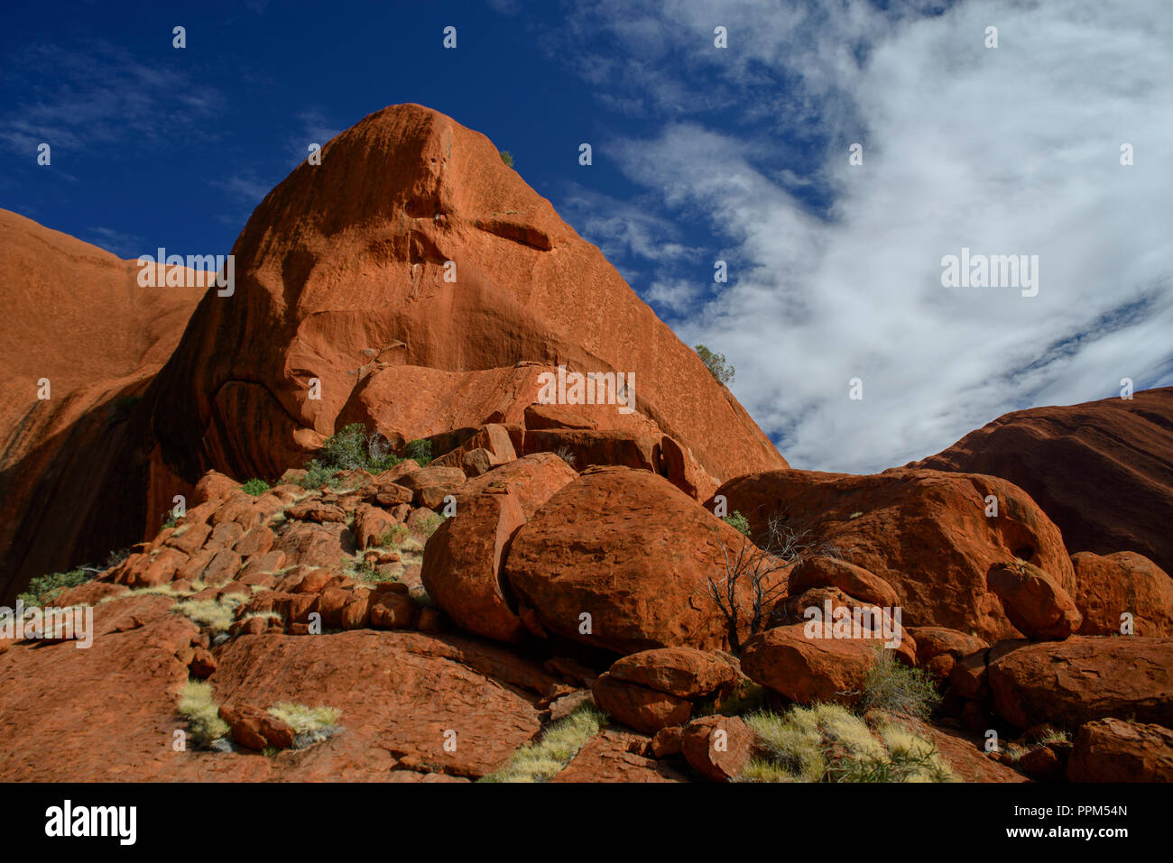 Uluru Ayers Rock, Uluru Kata Tjutas National Park, Australia Foto Stock