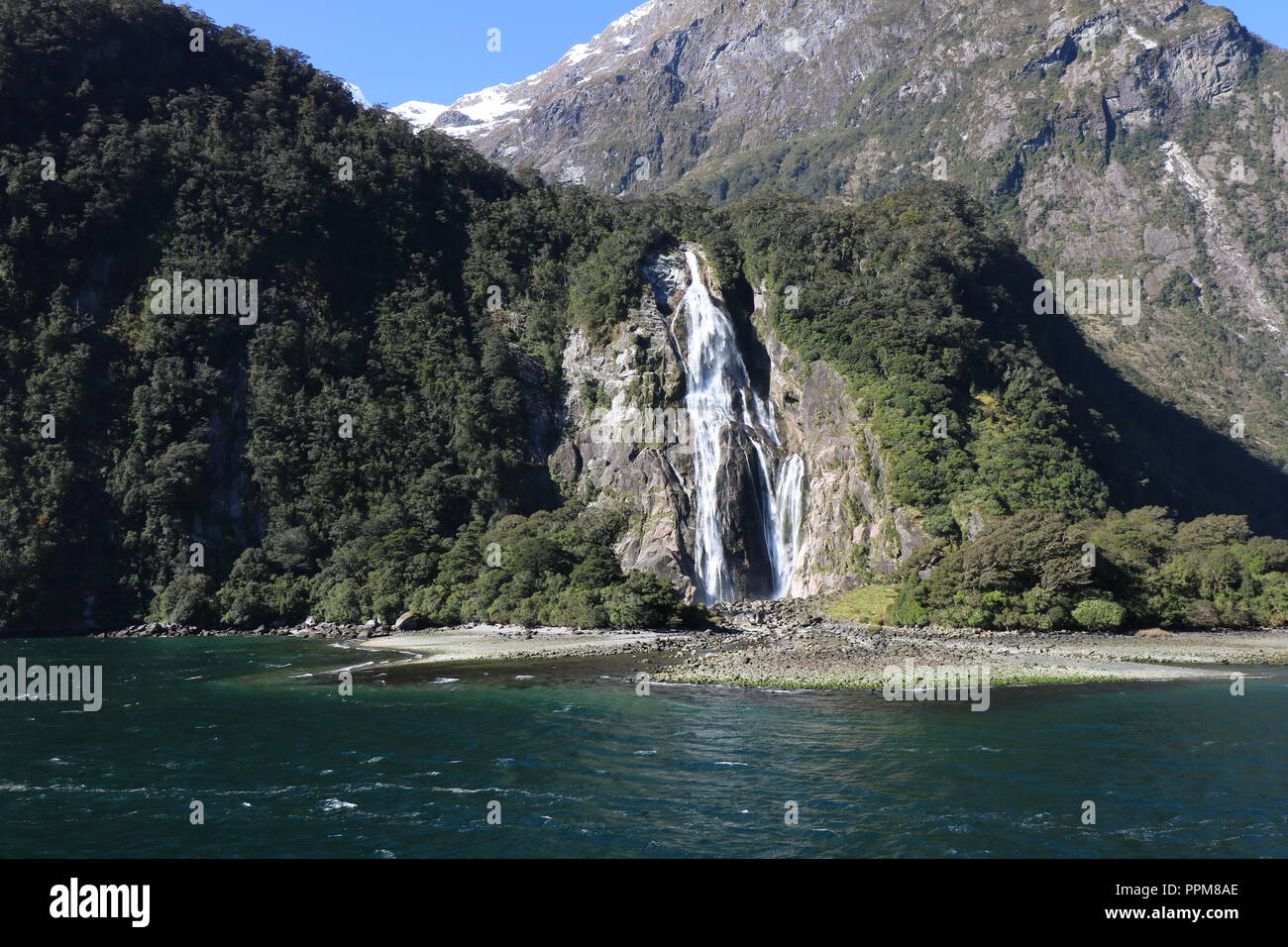 Fjordland National Park, Nuova Zelanda , Milford Sound, Foto Stock
