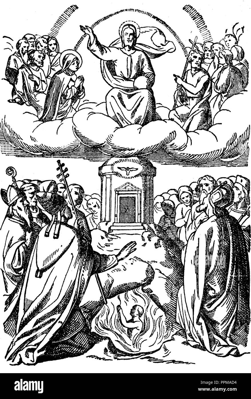 Festa di tutti i santi di Dio, tutti i santi Foto stock - Alamy