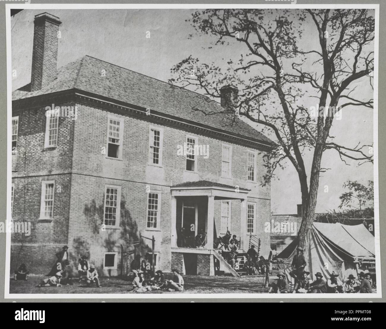 Bolling house originariamente denominato 'Mitchell' (poi 'Bull Hill'), eventualmente situati in Hopewell, Va. Foto Stock