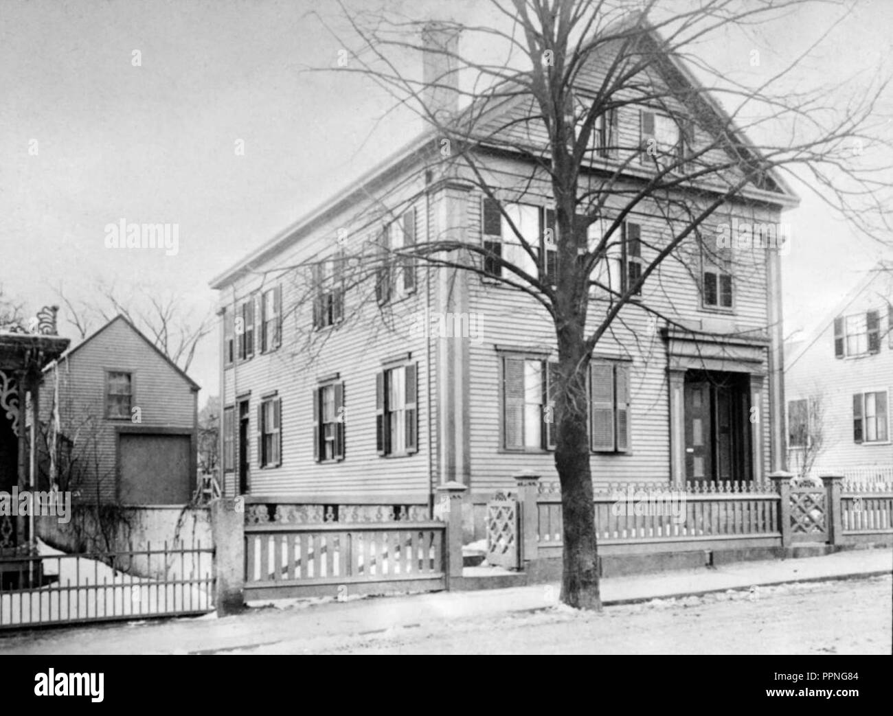 Borden House 92 secondo St Fall River Massachusetts 1892. Foto Stock