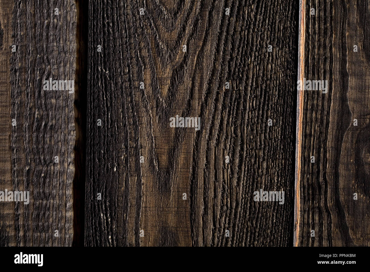 Il vecchio legno marrone texture. Il vecchio grunge textured scuro dello sfondo di legno. Foto Stock