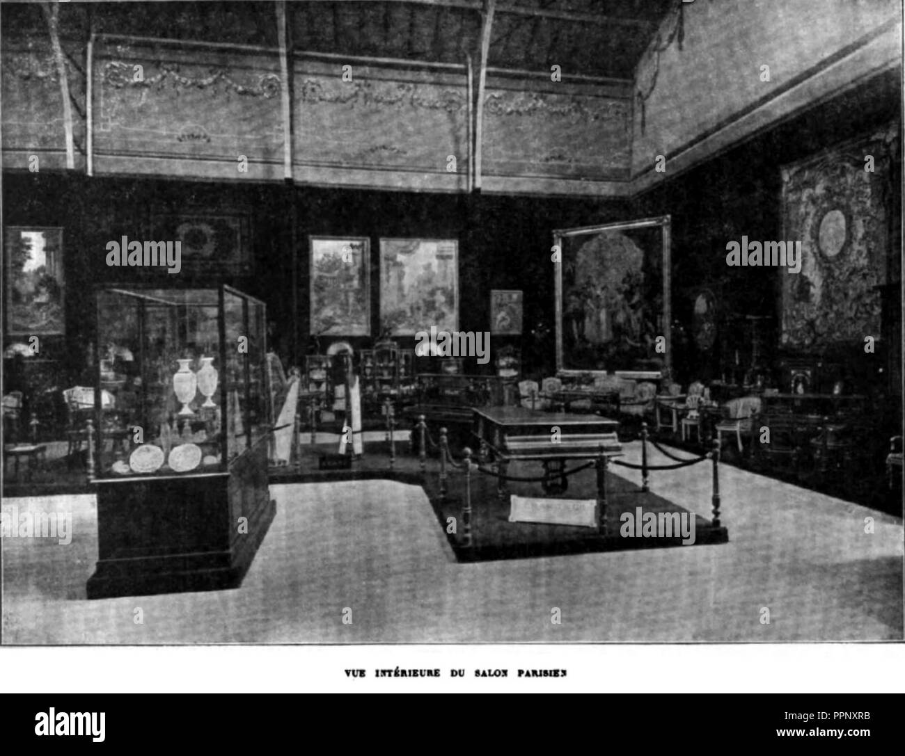 Bordeaux exposition 1895 - Salon Parisien b. Foto Stock