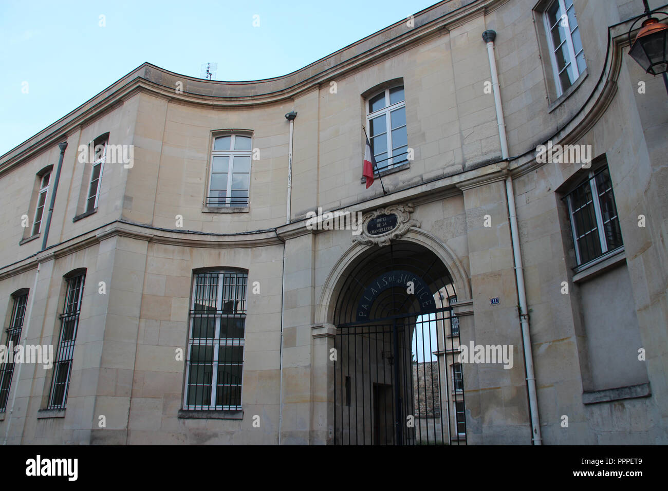 Il tribunale di Compiègne (Francia). Foto Stock