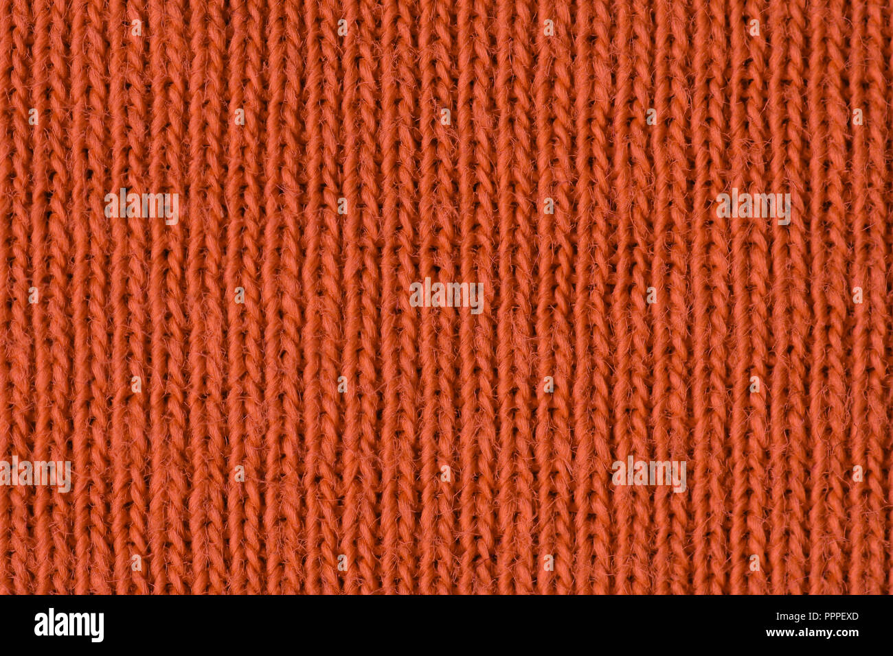 Orange le fibre di cotone close up, macro dettaglio Foto Stock