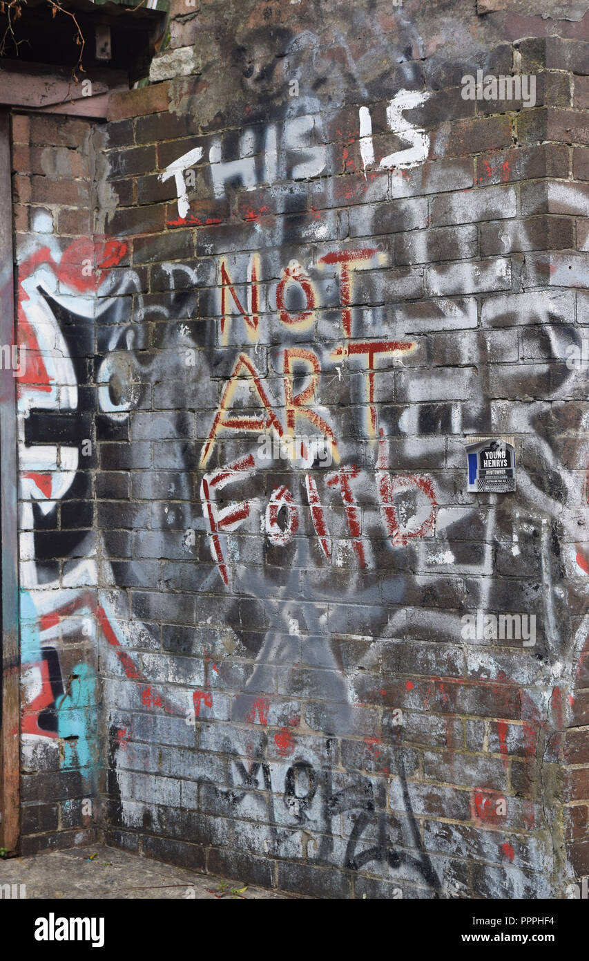 Street Art, Newtown, Sydney, Australia Foto Stock